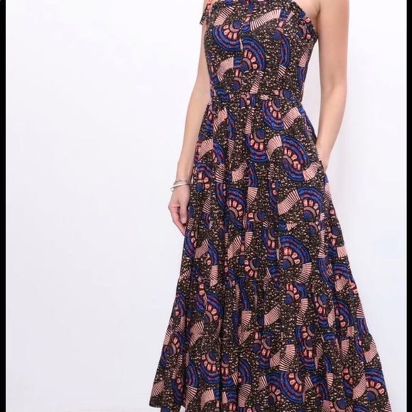 ULLA JOHNSON ELLYN MIDI DRESS SIZE 6 - Picture 3 of 7